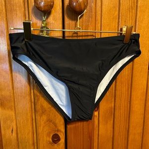 Black swimsuit bottom size L